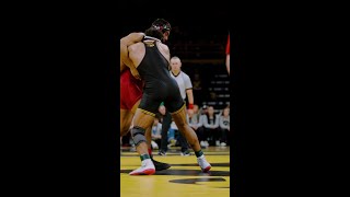 Buchanan Win vs Stanford  Iowa Wrestling [upl. by Eisenberg615]