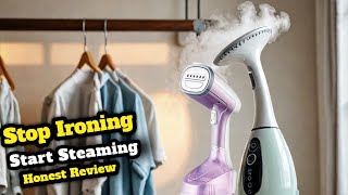 Stop Ironing amp Start Steaming The Best Handheld Garment Steamer [upl. by Eisned]