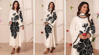 Nomi Ansari Silk Collection Unstitched Heavy Embroidered NALP24 [upl. by Ahsenit353]