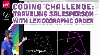 Coding Challenge 353 Traveling Salesperson with Lexicographic Order [upl. by Assadah209]