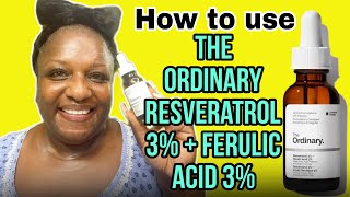 Review of The Ordinary Resveratrol 3  Ferulic Acid 3 [upl. by Percival]