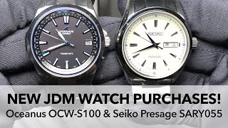 New JDM Watch Purchases Oceanus S100 amp Presage SARY055 [upl. by Hilar]