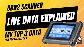 OBD2 Scanner Live Data Explained Top 3 Data PIDs [upl. by Xanthe]