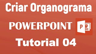 Cono Criar Organograma no Powerpoint powerpoint [upl. by Anahsat]