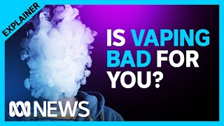 What do we know about the effects of vaping and is it safe  ABC News [upl. by Pauwles]