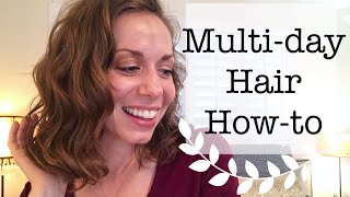 Multiday Hair HowTo amp Boucleme Review  Alyson Lupo [upl. by Evette2]