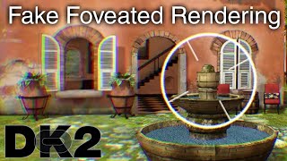 Oculus Rift DK2  Fake Foveated Rendering demo [upl. by Adnauqaj]