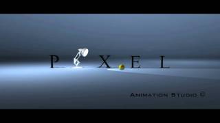 Pixar Animation  Lamp Luxo  PixelMort  Funny video [upl. by Lladnor]