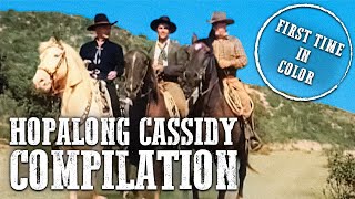 Hopalong Cassidy Compilation  COLORIZED  Full Western Series  William Boyd [upl. by Dylana]