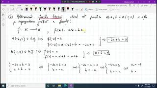 Determinarea functiei de gradul I cunoscand doua puncte de pe grafic [upl. by Marsha]