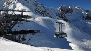 Fahrt mit der Urdenbahn Verbindungsbahn Skigebiete Lenzerheide  Arosa [upl. by Rafaelle]