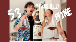 We drank a 53 years old Barbaresco wine [upl. by Kcirneh]