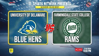 AAU Division 1 College Ice Hockey  Delaware vs Farmingdale [upl. by Alemac331]