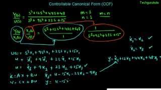 Controllable Canonical Form CCF  m  n [upl. by Race]