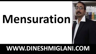 Mensuration Practice Tricks and Shortcuts by Dinesh Miglani [upl. by Allyce]