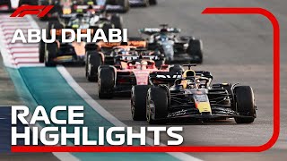 Race Highlights  2023 Abu Dhabi Grand Prix [upl. by Ennoved837]