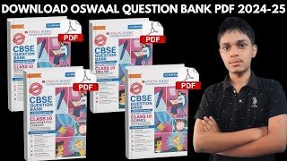 How to download oswaal sample paper for class 10 202425 learnfromkartikey [upl. by Beka792]