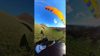 sidehill landing 😎 paragliding parapente gleitschirmfliegen travel nature outdoors skills [upl. by Chatterjee]