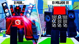 TODOS los TITANES Showcase  EL MEJOR y EL PEOR Roblox Skibidi Toilet ST Blockade Battlefront [upl. by Ielak187]