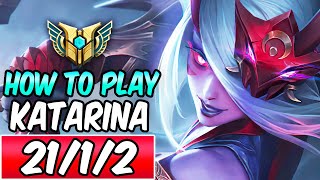 HOW TO PLAY KATARINA MID IN SEASON 14  Best Build amp Runes  AP Katarina Guide  League of Legends [upl. by Minabe]