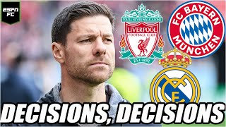 Xabi Alonso WEIGHING options Why Liverpool aren’t first in line…  ESPN FC [upl. by Johanan]