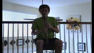 Pink Panther Theme Song on Clarinet [upl. by Meit]