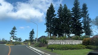 DRIVING TO TAGAYTAY HIGHLANDS  THE WOODLANDS TAGAYTAY  Beth Cabanero [upl. by Peirsen]