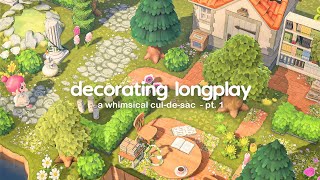 a whimsical neighbourhood on my forever island  pt 1 🏡 animal crossing longplay no com pt 5 [upl. by Assirrak]