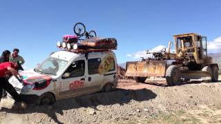 Almost Tipping Over The Thunderyaks Car in Mongolia [upl. by Eelloh]