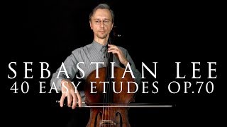 Sebastian Lee Etude No 13 from 40 Easy Etudes for Cello Op70 [upl. by Tomkin]