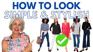 How to Dress SIMPLE and STYLISH  Easy Tips to Try Now [upl. by Sadie]