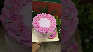 Simple cake designs cakerecipe cakedesign viralvideo [upl. by Llydnek712]