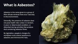 Asbestos Awareness ELearning [upl. by Salvucci327]