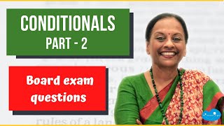 Conditionals mixed and without if  part 2  Board exam questions Language with Ease [upl. by Adelbert]