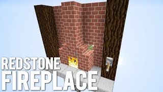 Minecraft Retractable Fireplace Lighting Dynamic Fire Light [upl. by Schlesinger]