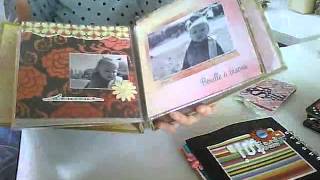 Scrapbooking   les différentes reliures dun mini album [upl. by Eicarg]