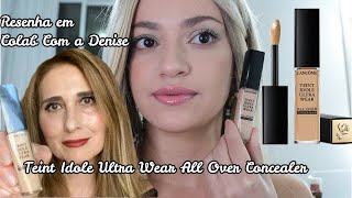 Teint Idole Ultra Wear All Over Concealer Resenha do novo corretivo da Lancôme [upl. by Ertsevlis]