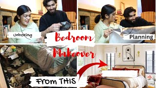 Our Bedroom Makeover 😳 From UGLY🤮to EXTREME MAKEOVER😳 🏡 BEFORE amp After😳 [upl. by Orpheus]