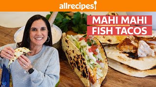 How to Make Fish Tacos Packed With Flavor  Easy Sheet Pan Mahi Mahi Tacos Recipe  Allrecipescom [upl. by Scriven]