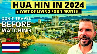 Is HUA HIN 🇹🇭 REALLY Worth It In 2024 Watch Before Coming Plus Cost of Living in THAILAND [upl. by Karlee]