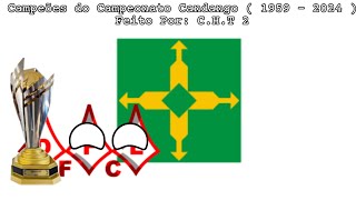 Campeões do Campeonato Candango  1959  2024 [upl. by Rimidalg]