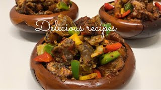 Make GIZDODO Very Delicious Recipe  Plantain And Gizzard [upl. by Alcus740]