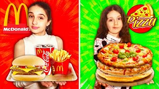 McDonald’s VS Pizza 🍔🍕 [upl. by Henrion]