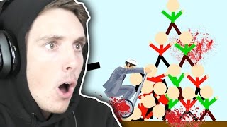 KILLING STICK FIGURES Happy Wheels [upl. by Mosley]