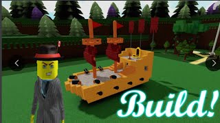 Tapas Plays Build Boat treasure [upl. by Essenaj]