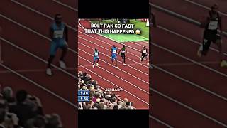 BOLT RAN SO FAST😱⚡usainbolt 100k 100 sprinter sprinting million hardwork fastest explore [upl. by Rinee]