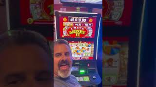 Winning on a slot machine in Laughlin Nevada at the Aquarius  Boondocking in the parking lot [upl. by Itagaki]