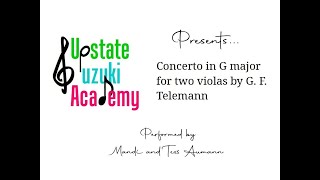 Telemann Concerto for Two Violas in G major [upl. by Ellenahc707]