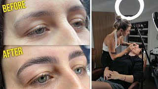 The Most Satisfying Brows Ive Ever Fixed Brow Lamination Training [upl. by Danelle]