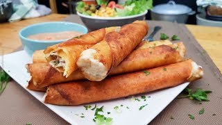 Taquitos au Poulet et fromage fondu [upl. by Deron]